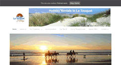 Desktop Screenshot of letouquet-holidays.co.uk